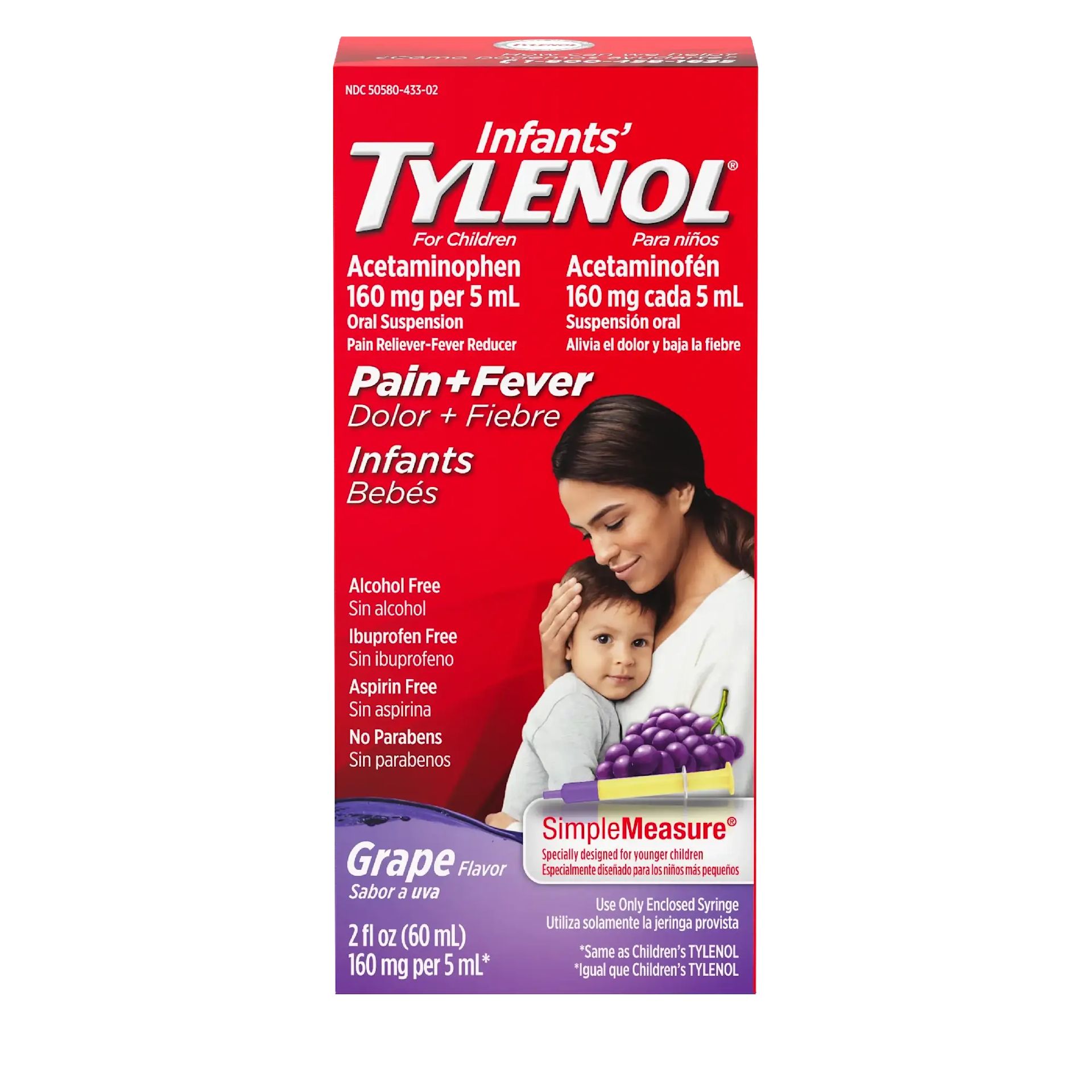 Infants' Tylenol® in grape flavor