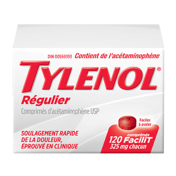 TYLENOL® Régulier comprimés FaciliT