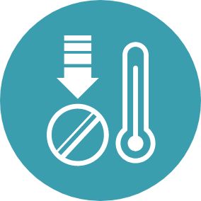 Ícone Alívio responsável da dor e da febre | TYLENOL®