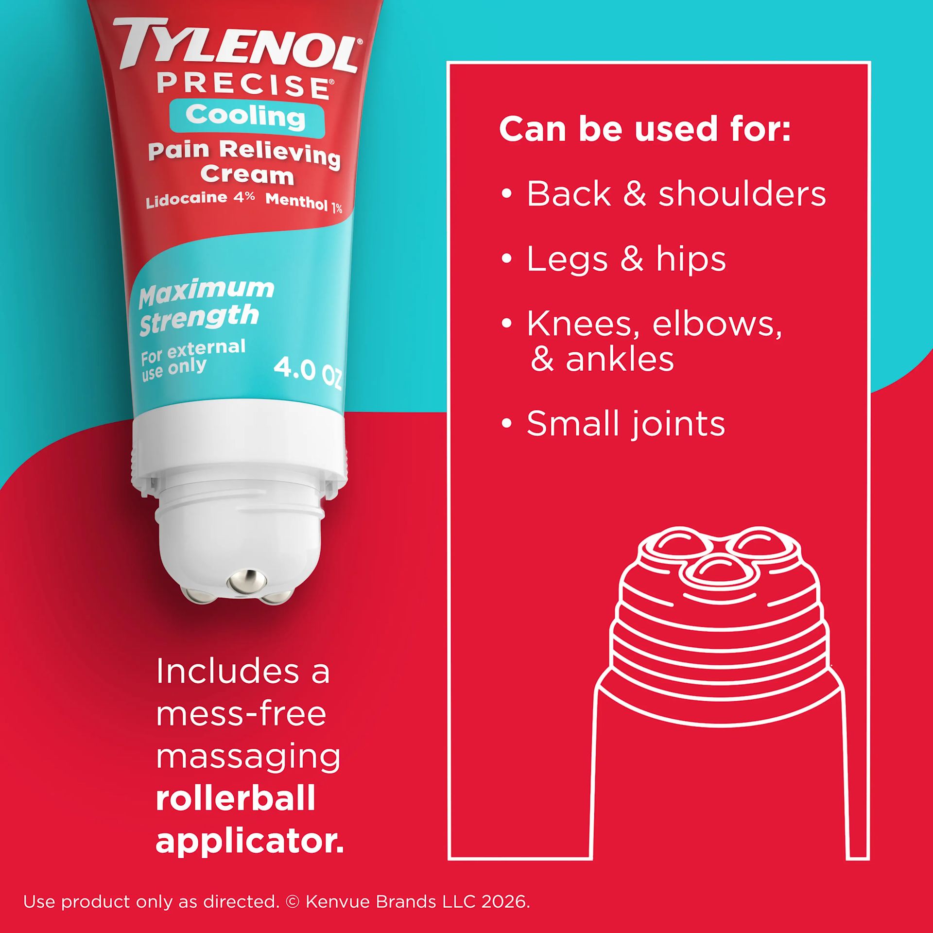 TYLENOL® PRECISE® Cooling Pain Relieving Cream
