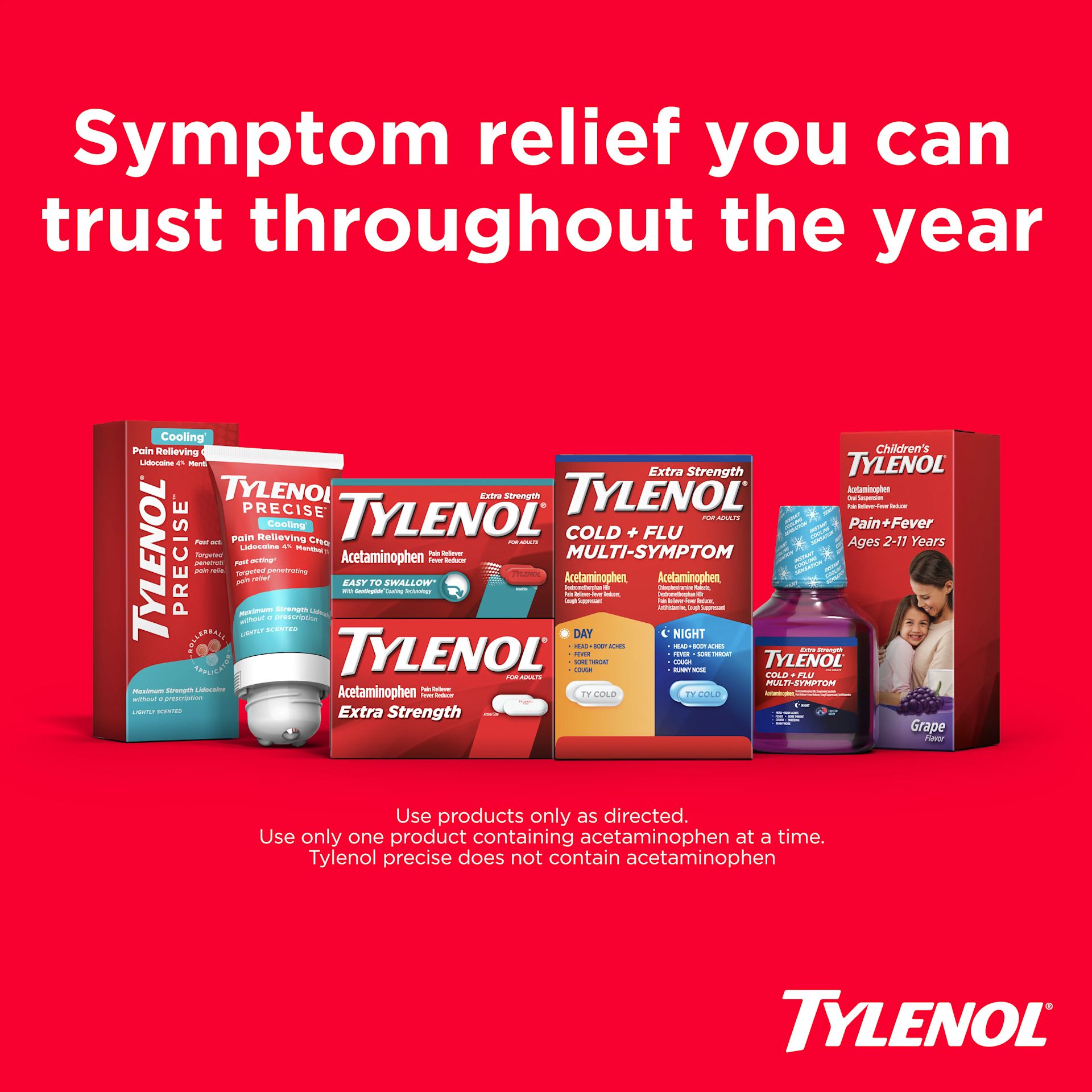 Symptom relief you can trust throughout the year