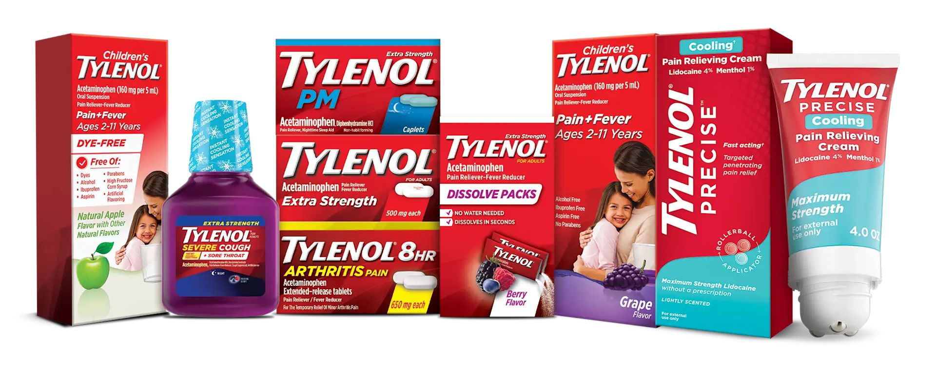 Tylenol Banner Product Finder