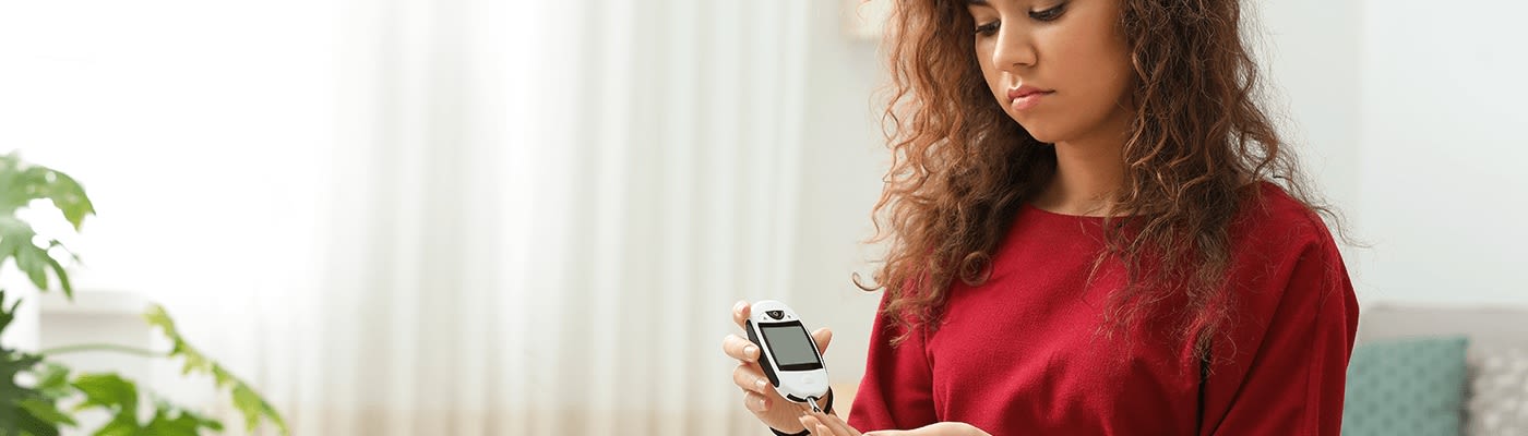 MUJER CON DIABETES