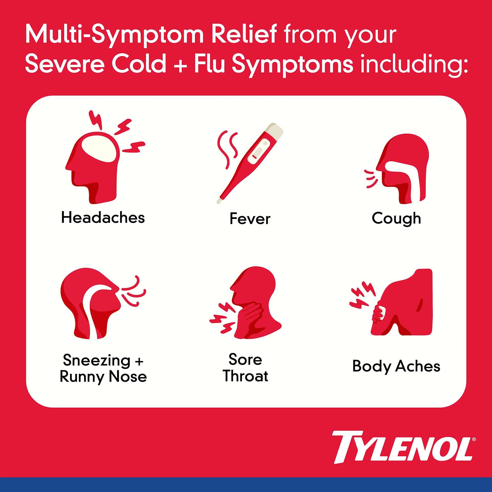 TYLENOL® Extra Strength Cough + Sore Throat Day & Night Caplets