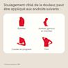 La crème analgésique Précision, des fabricants de TYLENOL, peut être appliquée sur les épaules, les jambes, les genoux, les chevilles, les coudes, les poignets et le dos pour soulager la douleur de manière ciblée.