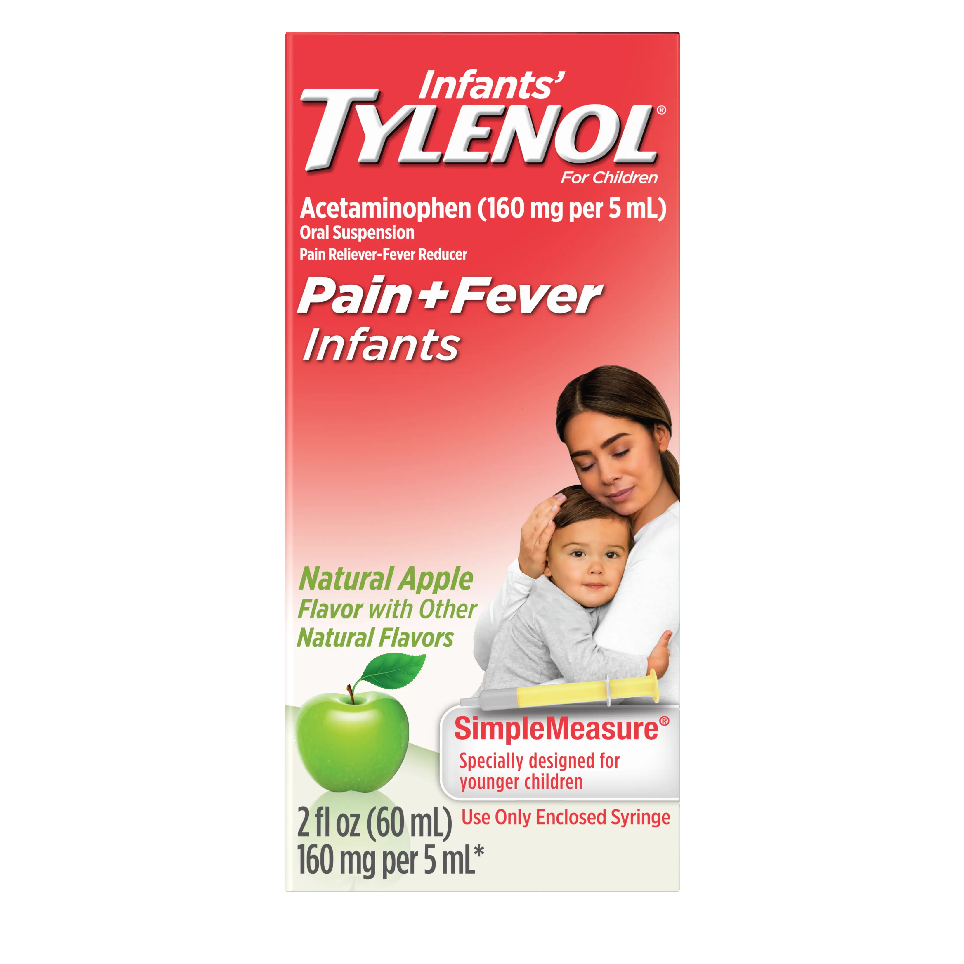 Infants' TYLENOL® Dye Free Oral Suspension