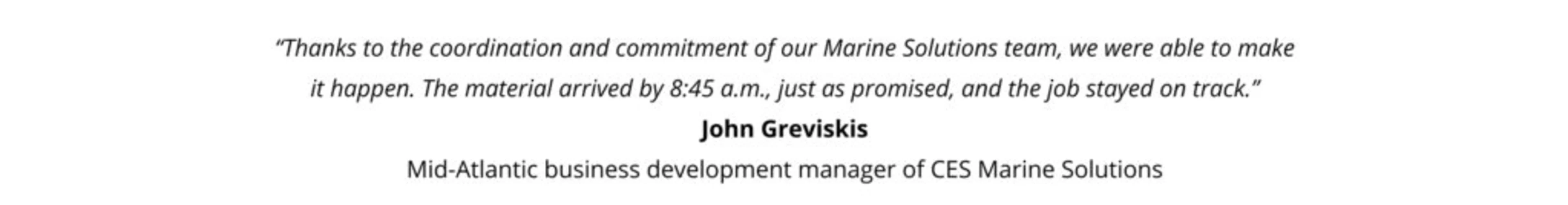 CES Marine Solutions: your partner for maritime electrical supply and logistics image