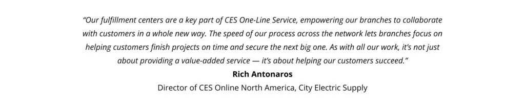 CES One-Line Service: panelboards and switchboards without the wait image