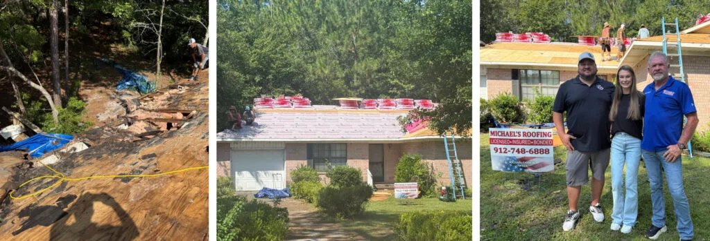 Source: Michael’s Roofing and Matt Evan’s Facebook page