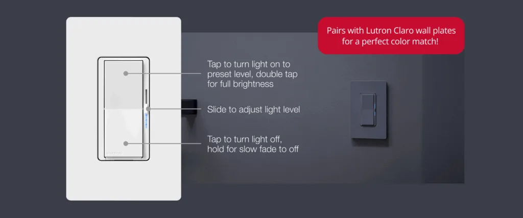 Product spotlight: Lutron Diva Dimmer with Night Mode & XactSense Humidity Sensor Switch image