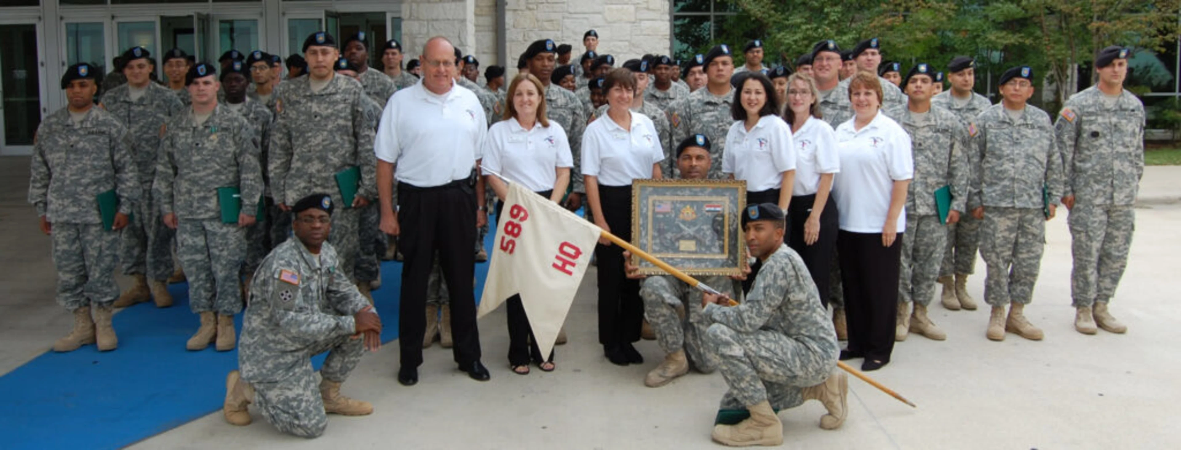 Sending care to soldiers overseas image
