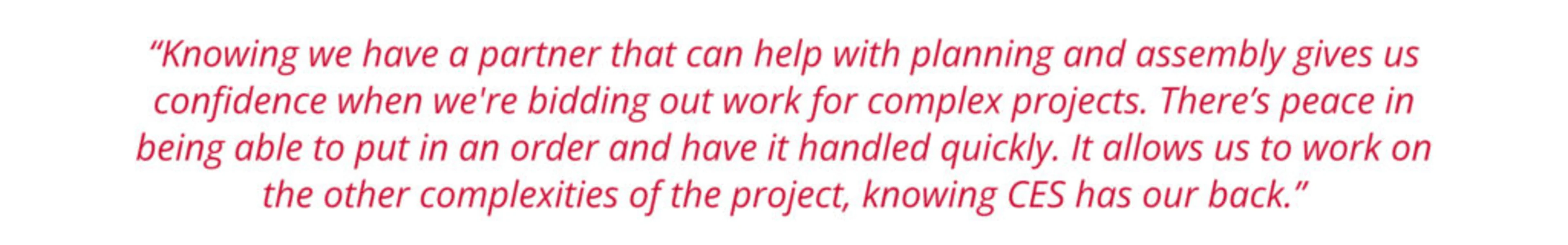 Real results from the field: CES-One Line Service at work image