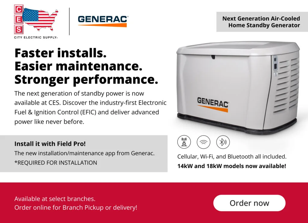 Product spotlight: Generac Next Generation Air-Cooled Home Standby Generators image