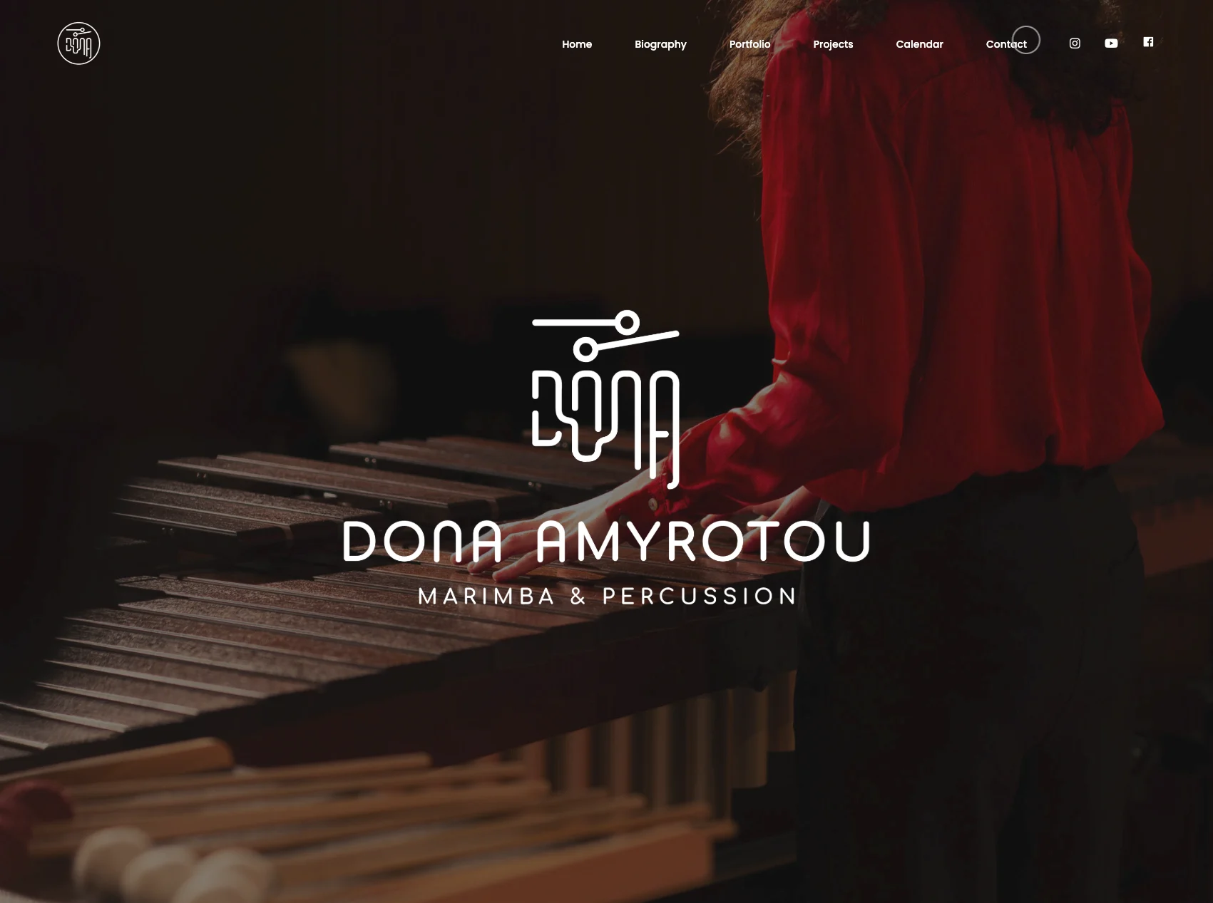 Dona Amyrotou portfolio website
