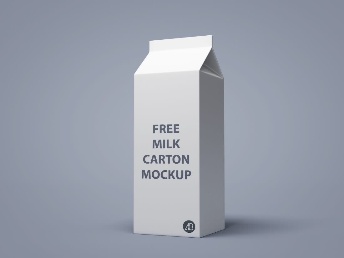Milk Carton Mockup by Anthony Boyd Graphics