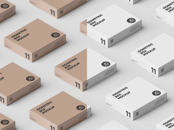 Box Grid Mockup by Anthony Boyd Graphics