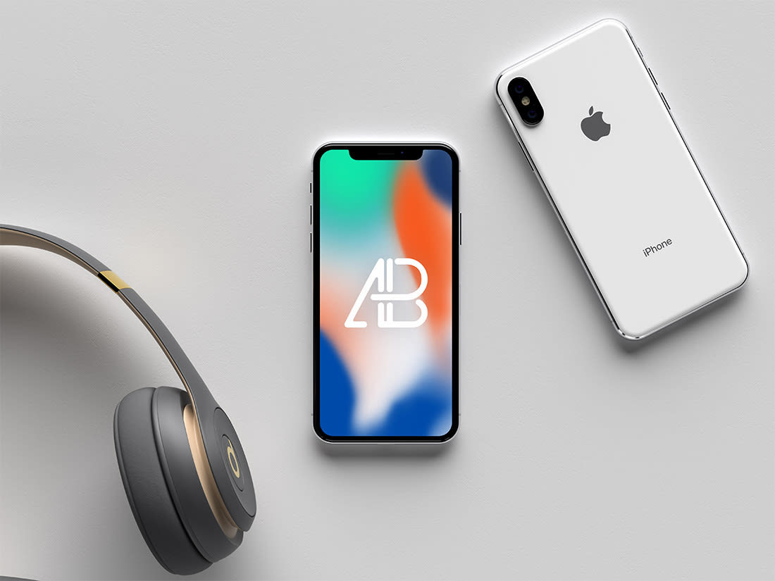 Modern iPhone X Mockup Vol.2 by Anthony Boyd Graphics