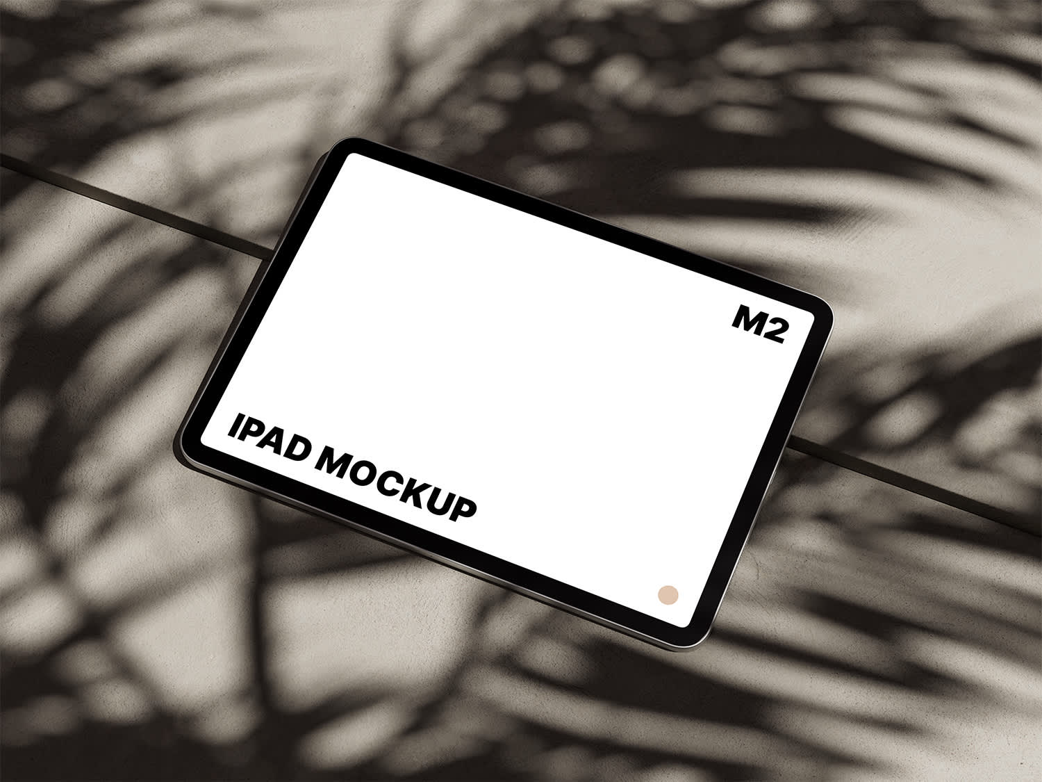 M2 iPad Pro on Concrete Mockup by Anthony Boyd Graphics