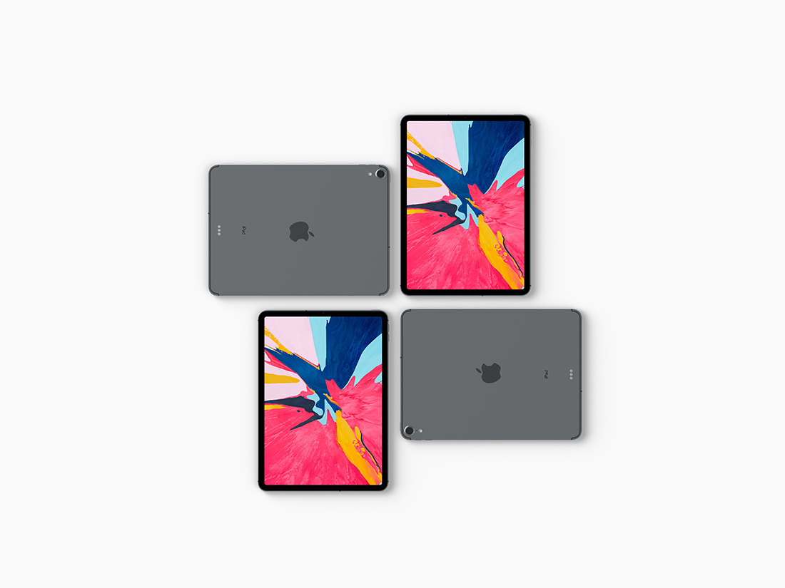Download Top View iPad Pro 2018 Mockup Set Vol.2 | Anthony Boyd ...