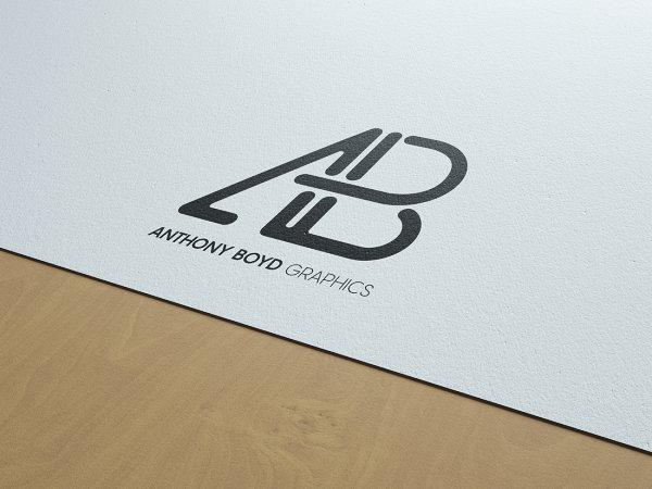 Natural Paper Logo Branding Mockup by Anthony Boyd Graphics
