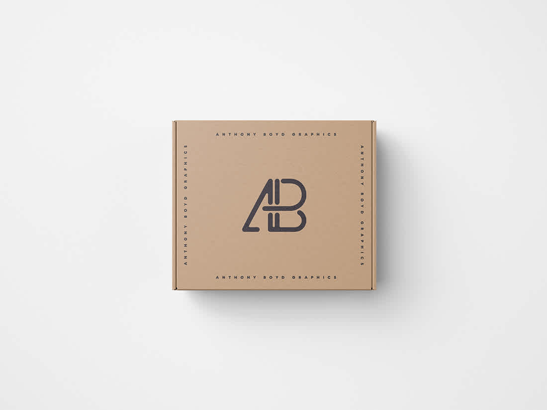 Download Top View Box Mockup 2 Anthony Boyd Graphics