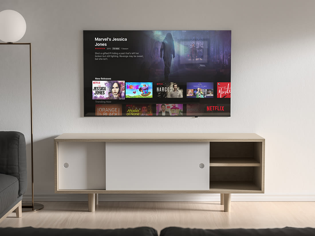 Modern TV Mockup by Anthony Boyd Graphics