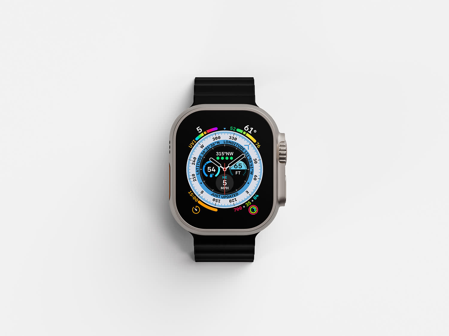 Apple Watch Ultra Mockup by Anthony Boyd Graphics