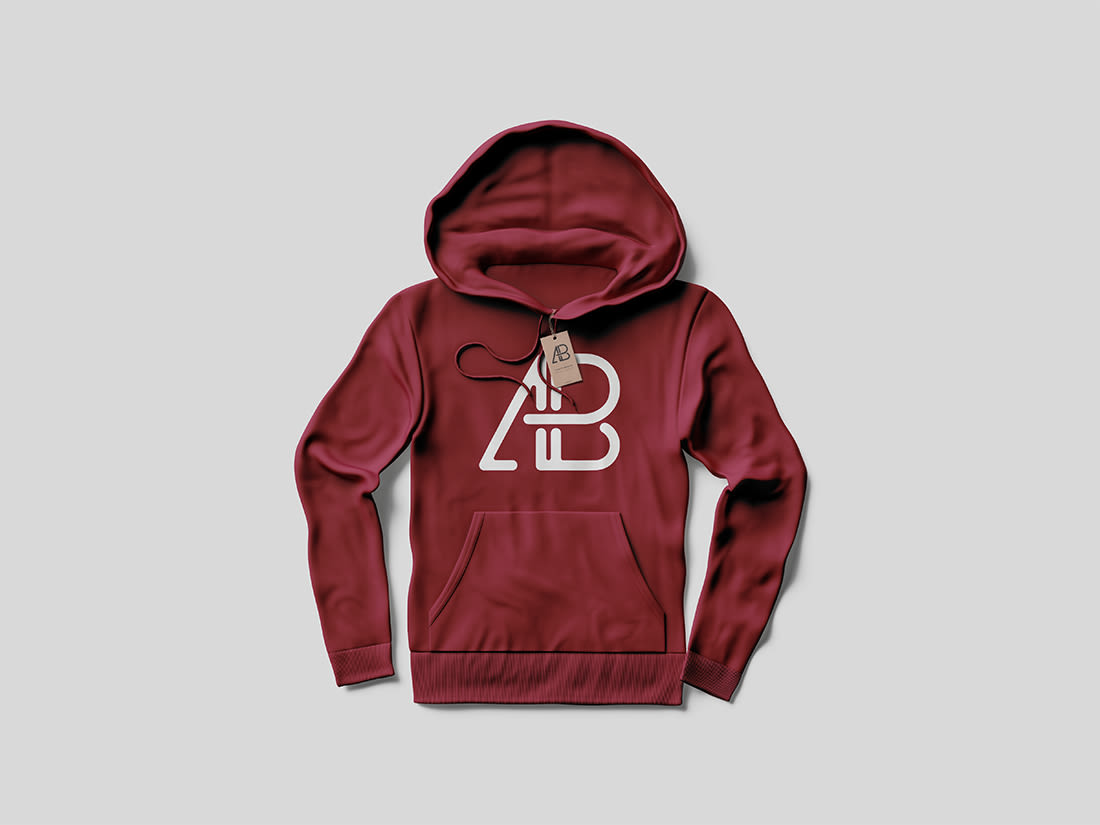 Hoodie With Tag Mockup by Anthony Boyd Graphics