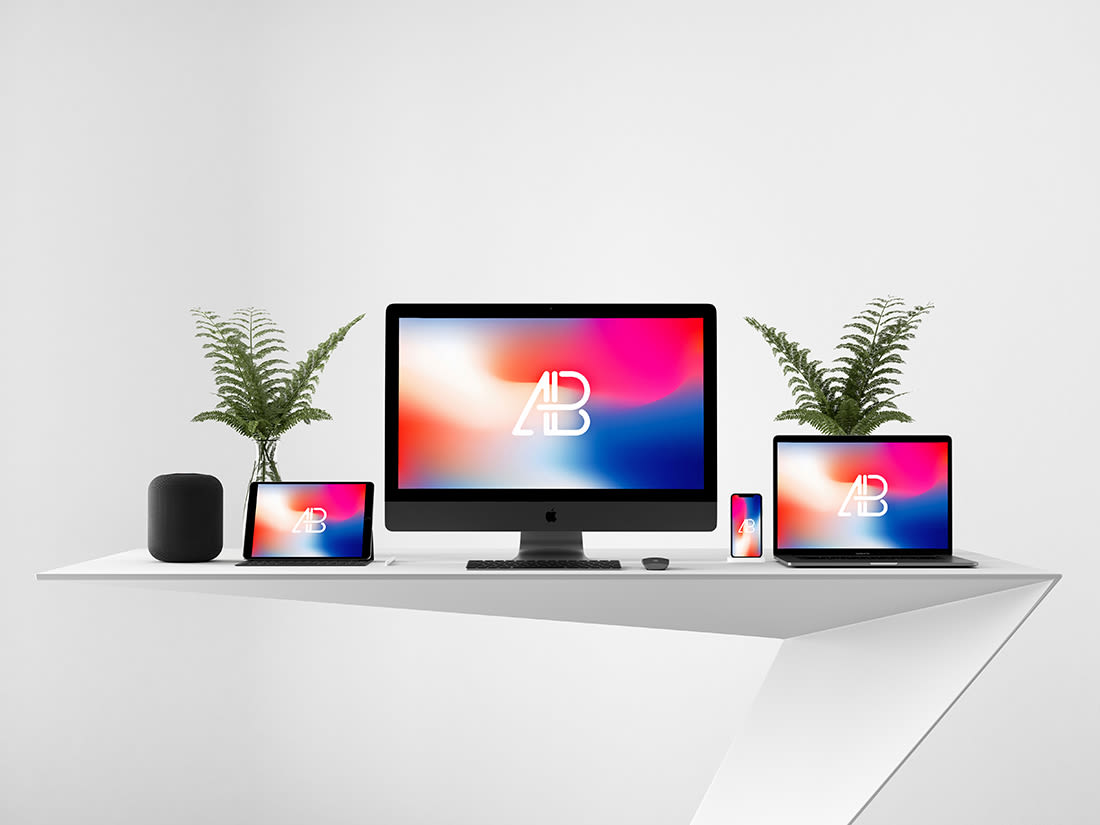 Modern Responsive Showcase Mockup by Anthony Boyd Graphics