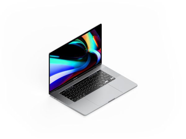 Isometric MacBook Pro 16 Inch Mockup by Anthony Boyd Graphics