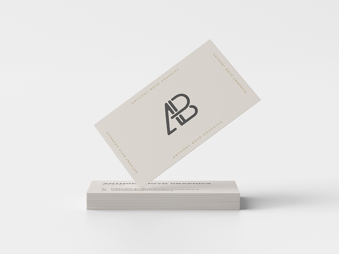 Download Business Card Mockup #5 | Anthony Boyd Graphics