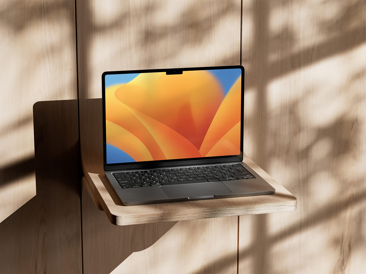 M2 MacBook Air Mockup #4 by Anthony Boyd Graphics