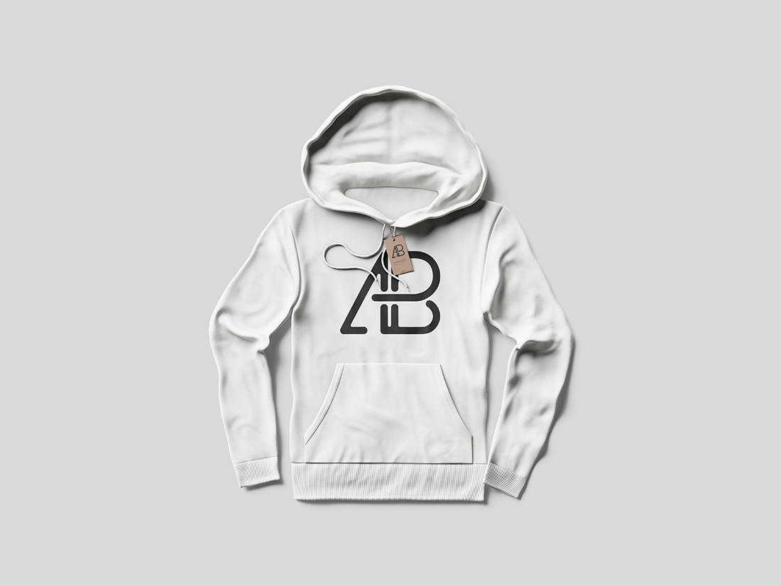 Hoodie With Tag Mockup by Anthony Boyd Graphics