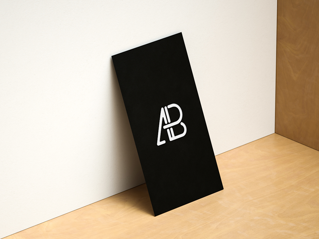 Download Modern Horizontal and Vertical Business Card Mockup | Anthony Boyd Graphics