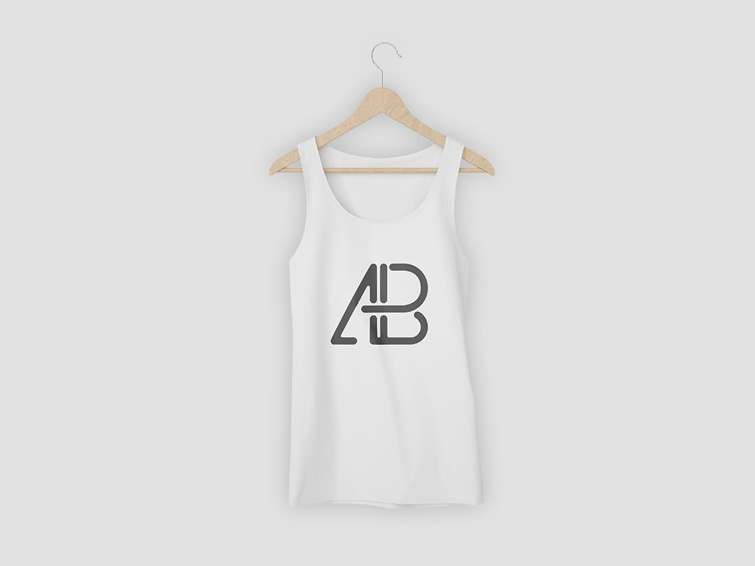 Free 5K Tank Top Mockup PSD by Anthony Boyd Graphics