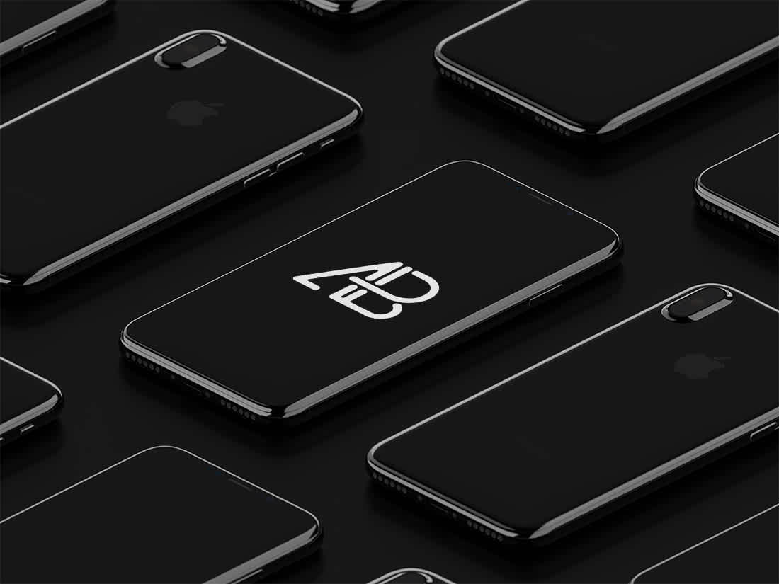 Download Isometric Iphone X Mockup Vol 2 Anthony Boyd Graphics
