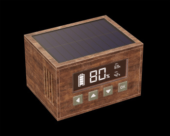 Solar Powered USB Charging Box by Anthony Boyd Graphics