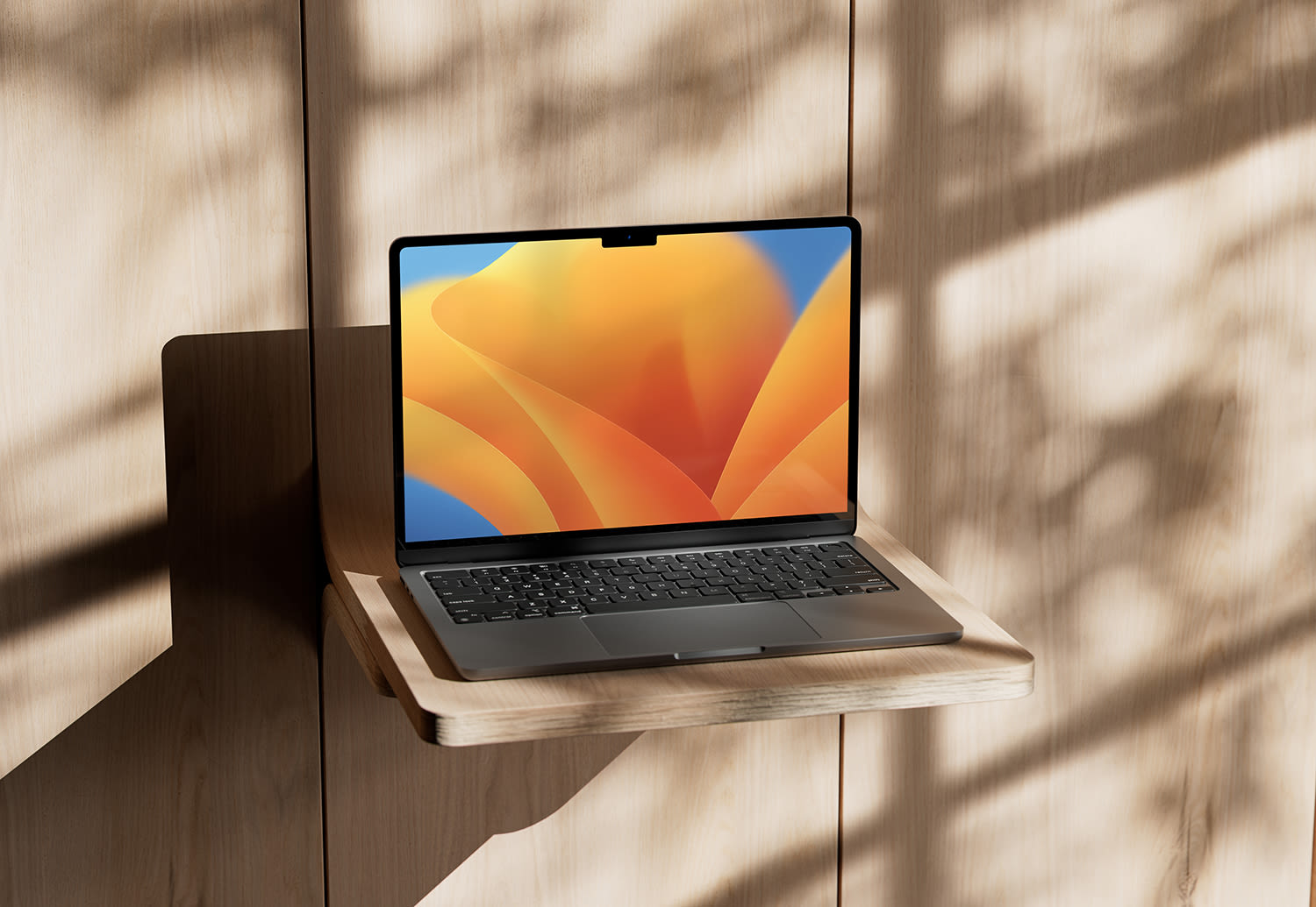 M2 MacBook Air Mockup #4 by Anthony Boyd Graphics