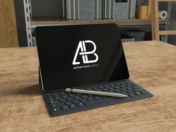 Realistic iPad Pro 9.7 Inch Mockup Vol.1 by Anthony Boyd Graphics