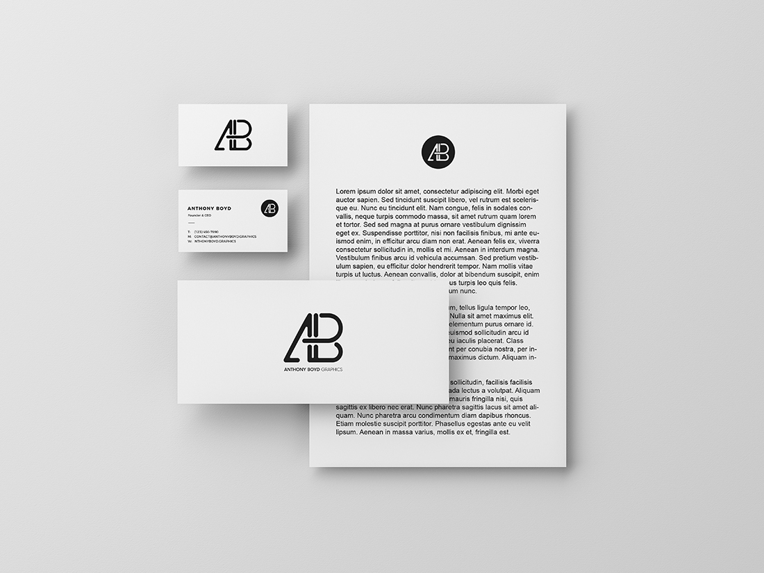 Download Modern Branding Identity Mockup Vol 3 Anthony Boyd Graphics