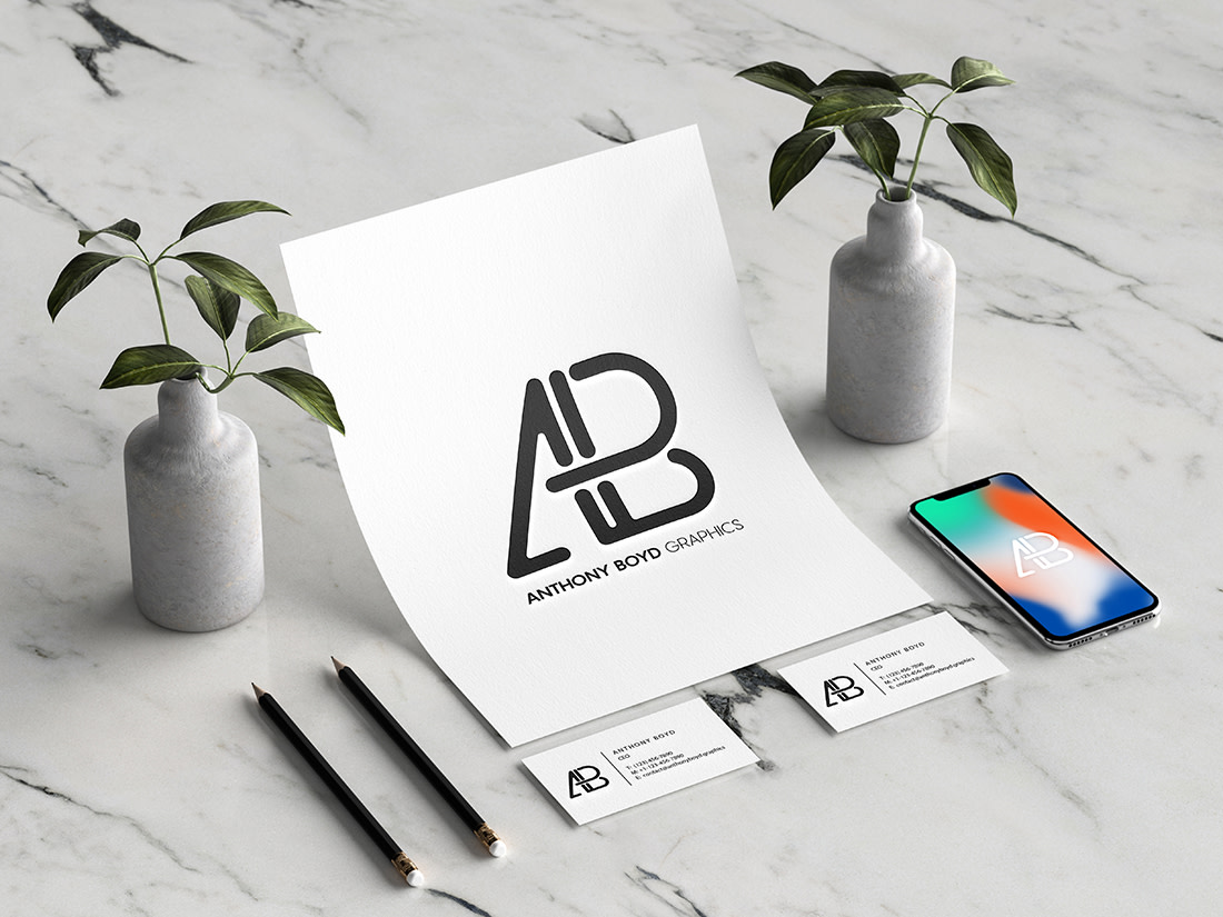 Download Modern Branding Identity Mockup | Anthony Boyd Graphics