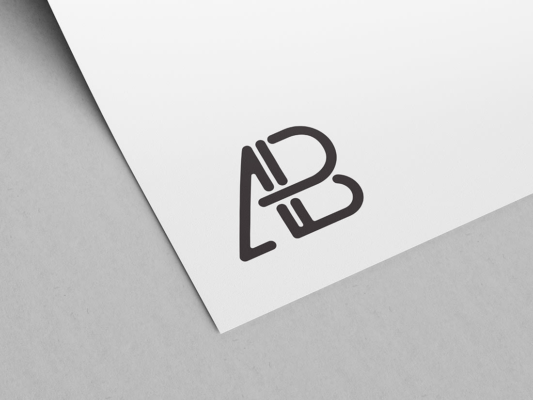 Paper Logo Mockup Vol 2 by Anthony Boyd Graphics