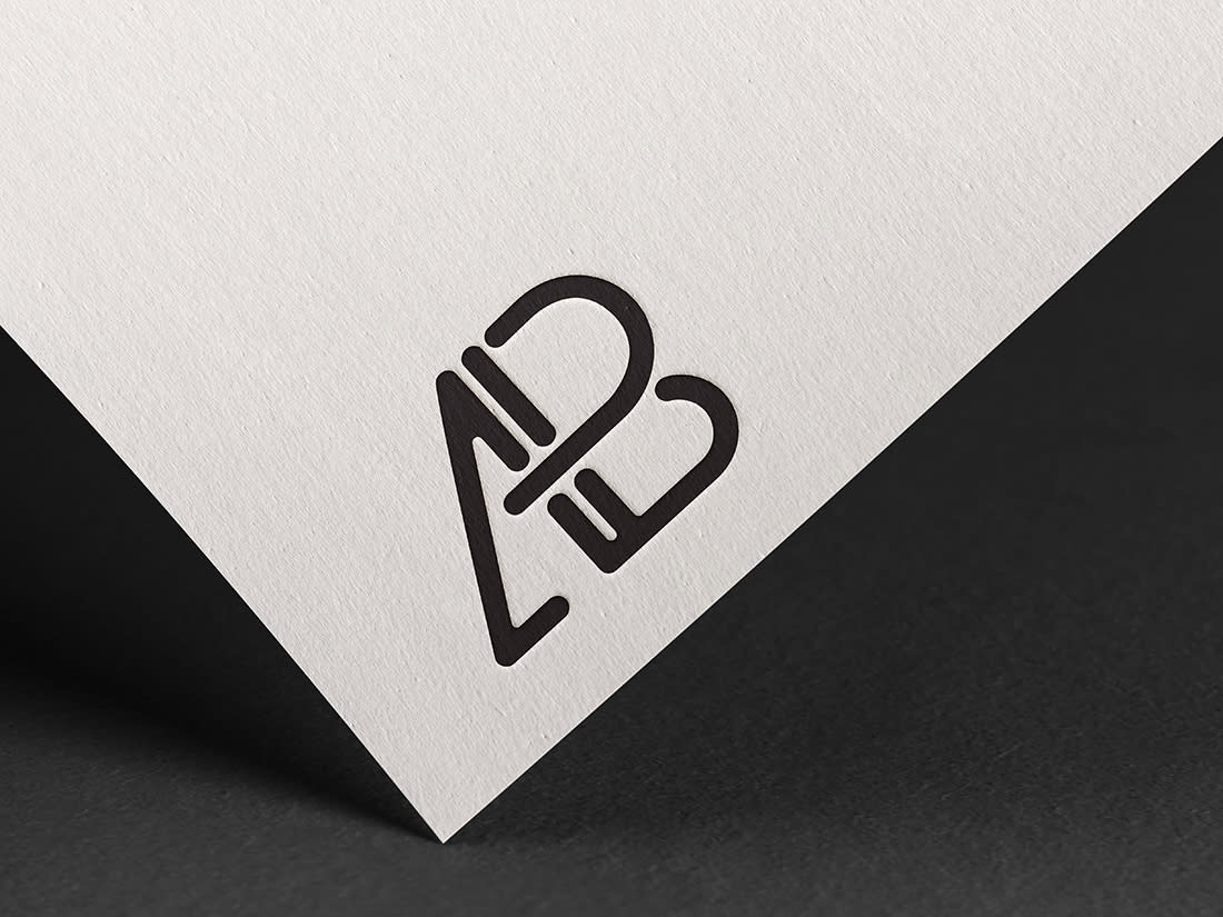 Download Embossed Logo Mockup | Anthony Boyd Graphics
