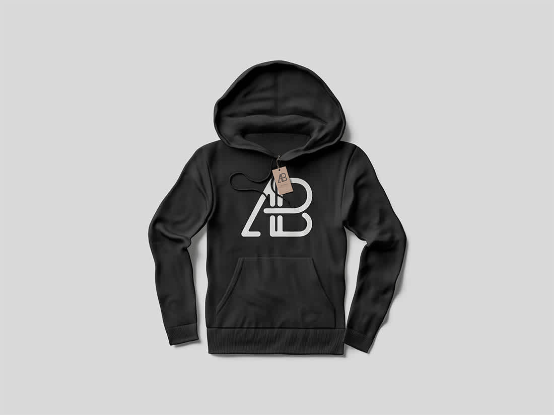 Hoodie With Tag Mockup by Anthony Boyd Graphics