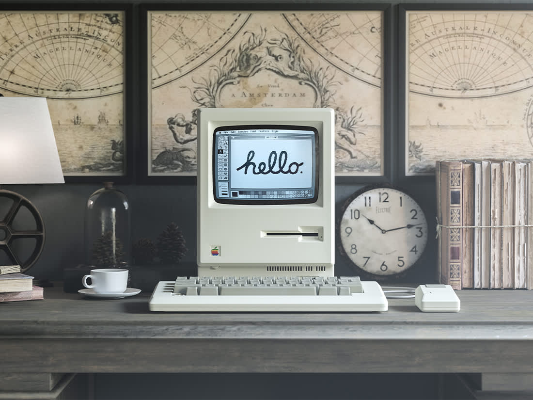 1984 Apple Macintosh Mockup by Anthony Boyd Graphics