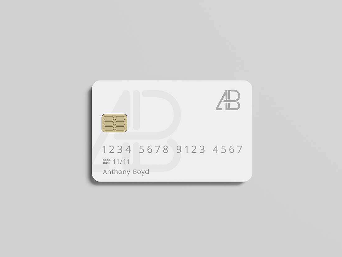 Credit Card Mockup by Anthony Boyd Graphics