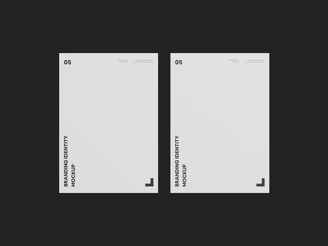 Download Dual A4 Paper Mockup Anthony Boyd Graphics PSD Mockup Templates