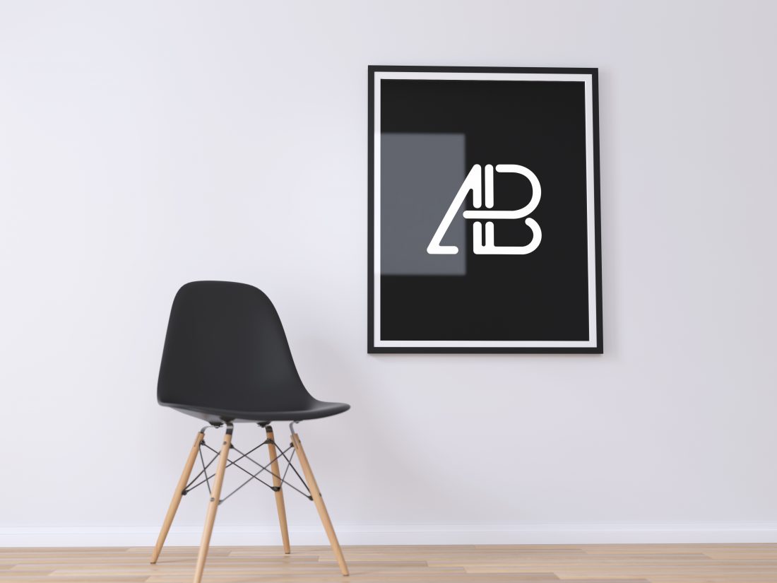 Poster Frame PSD Mockup | Anthony Boyd Graphics