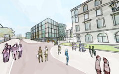 Leeds Beckett Sketch View Of City Campus