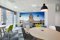MOJ Leeds Soft Seating With Wall Graphic 2